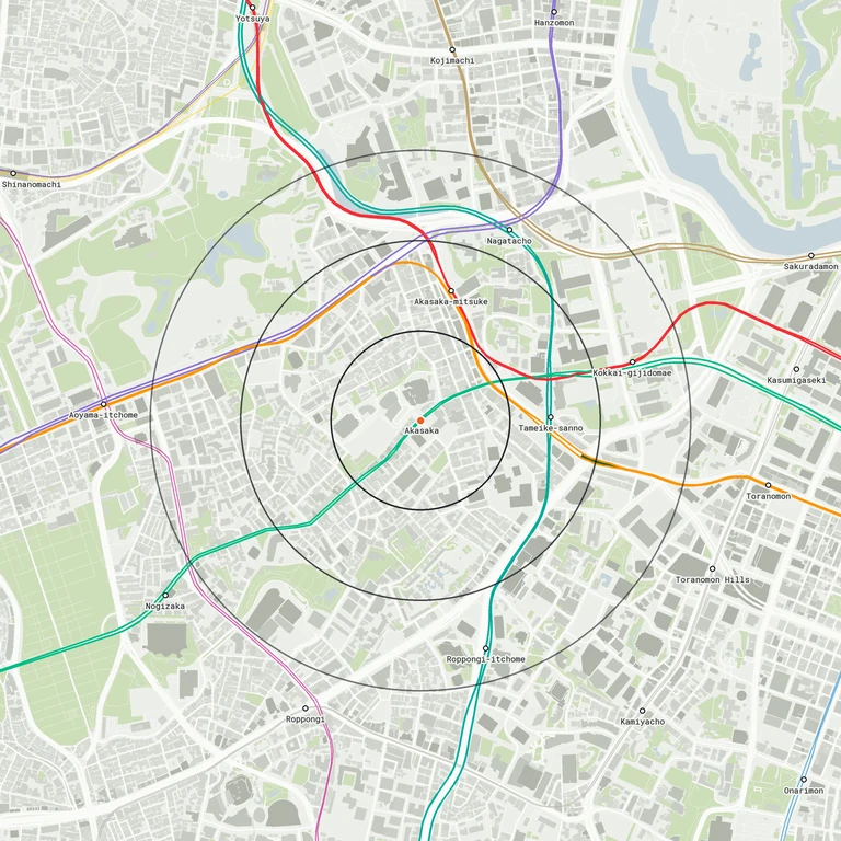 Map of Akasaka