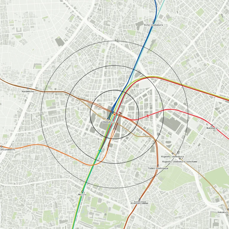 Map of Ikebukuro