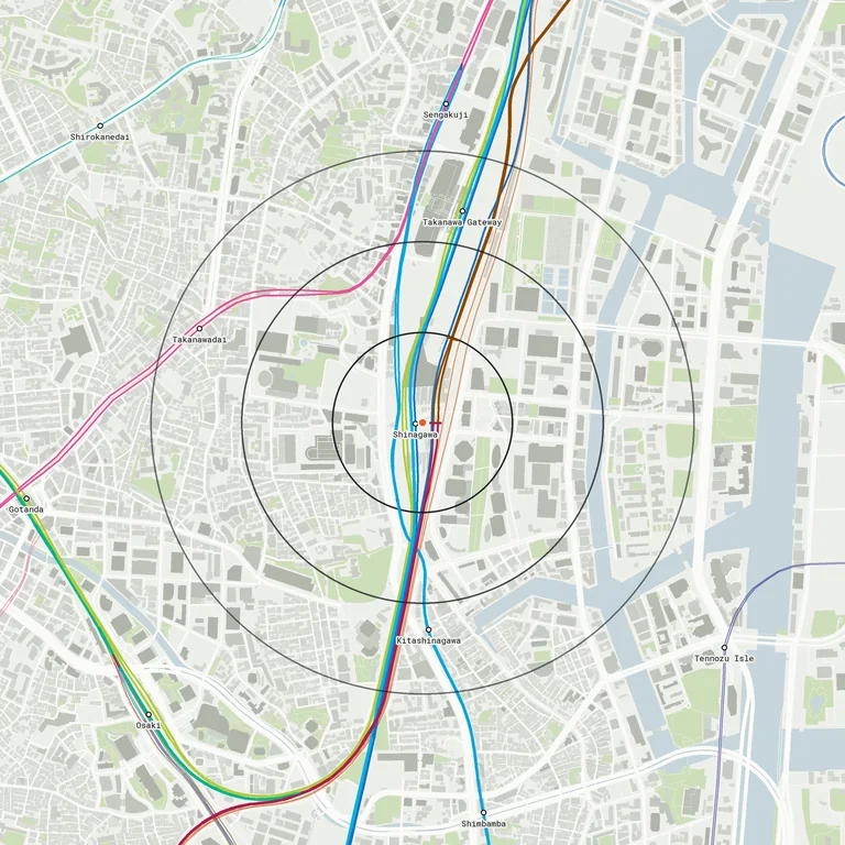 Map of Shinagawa