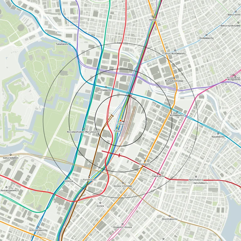 Map of Tokyo