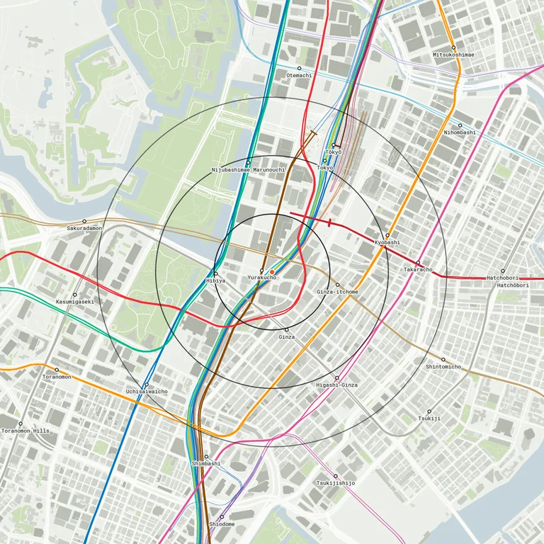 Map of Yurakucho